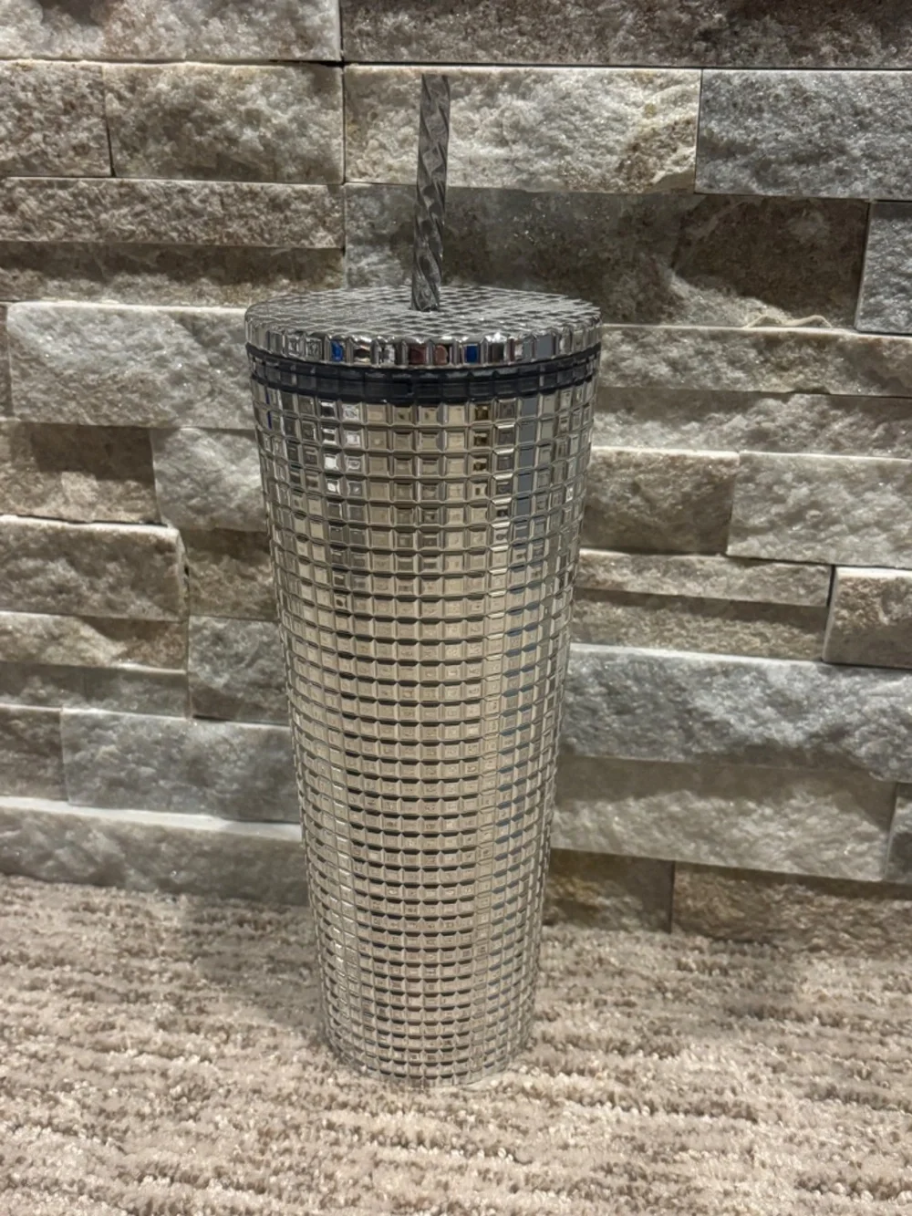 Starbucks Disco Ball Style Mirrored 24oz Tumbler - Brand New - Picture 3 of 6